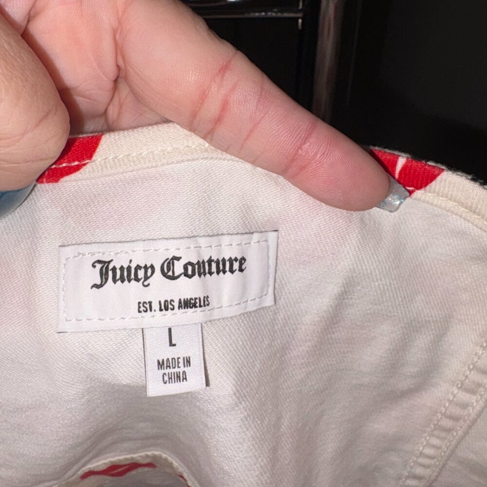 Juicy Couture Juicy Kiss Mini Sheath Dress Size Large NWT - Picture 3 of 3
